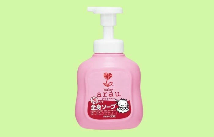 Kinh nghiệm chọn mua và 11 loại nước tắm, sữa tắm diệt khuẩn cho bé Sữa tắm diệt khuẩn cho bé Arau Baby