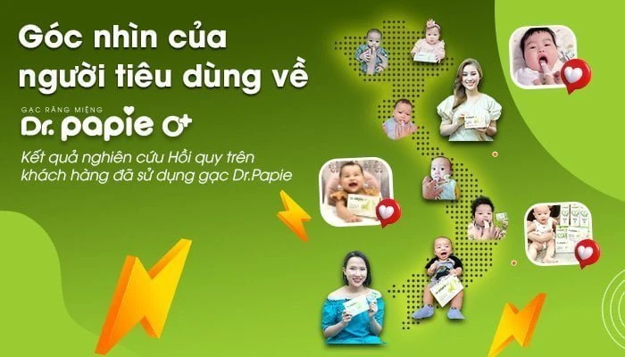 Lắng nghe ý kiến khách hàng về gạc răng miệng Dr.Papie Tháng 7/2021, hãng Dược STARMED đã tiến hành khảo sát ý kiến khách hàng về gạc răng miệng Dr.Papie