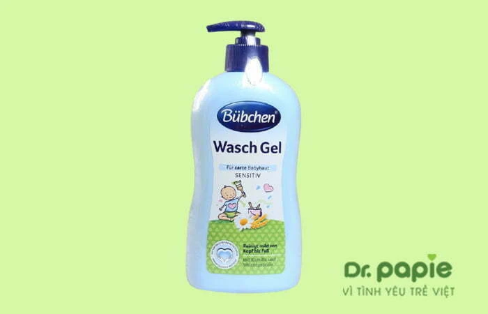 Sữa tắm cho trẻ sơ sinh: Kinh nghiệm chọn mua và cách dùng Sữa tắm cho bé Bubchen Baby Bad