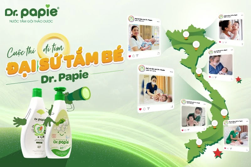 Thể Lệ Chương Trình Đại Sứ Tắm Bé 2024 Đi tìm đại sứ tắm bé Dr.Papie