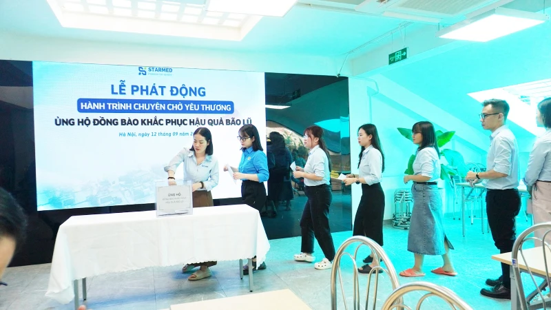 Thông Báo: Dr.Papie Thu Hồi Sản Phẩm Hư Hỏng Do Tác Động Của Bão Số 3 Yagi CBNV Starmed ủng hộ khắc phục hậu quả sau bão