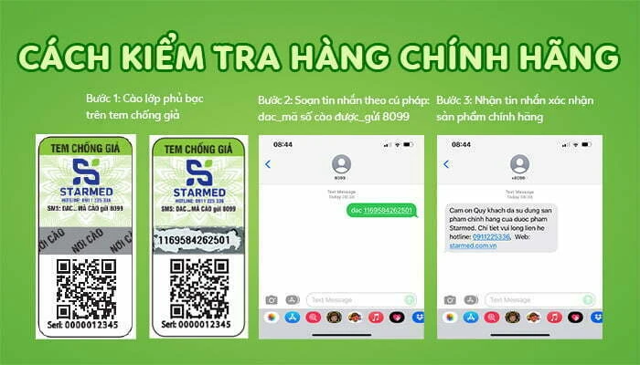 cách kiểm tra hàng chính hãng Dr.Papie