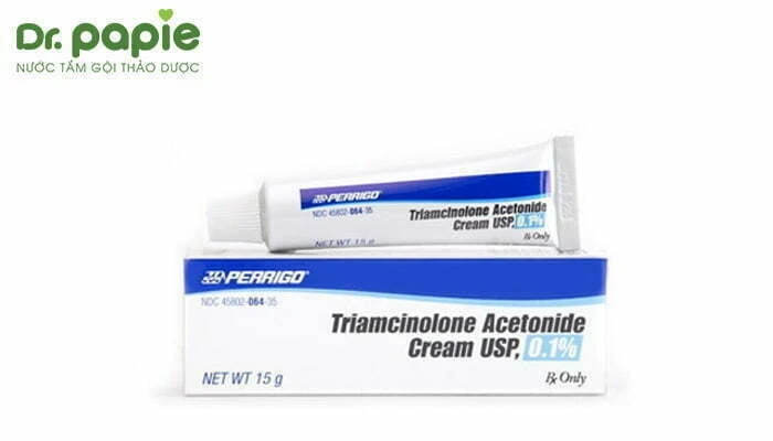 Thuốc trị viêm da cơ địa ở trẻ em, trẻ sơ sinh: Công dụng & cách dùng Thuốc bôi viêm da cơ địa Triamcinolone cho bé