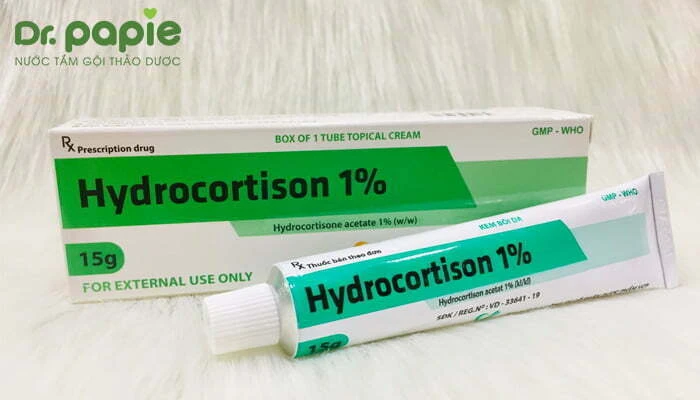 Thuốc trị viêm da cơ địa ở trẻ em, trẻ sơ sinh: Công dụng & cách dùng Thuốc bôi viêm da cơ địa Hydrocortisone cho bé