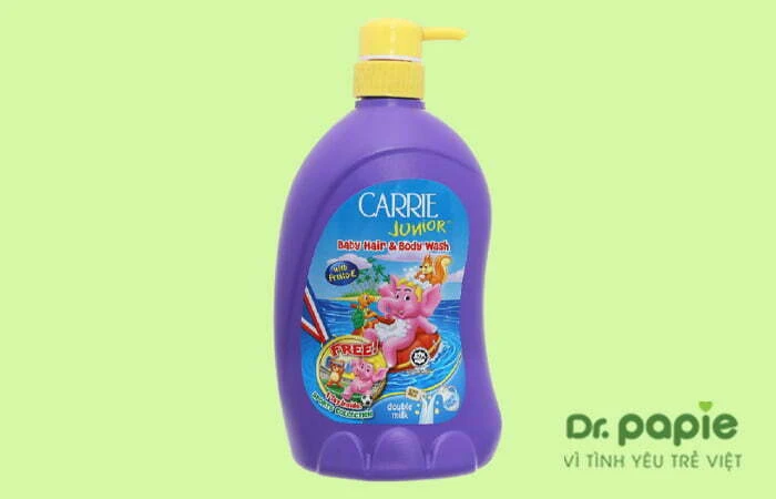 Top 10+ sữa tắm cho trẻ sơ sinh da nhạy cảm tốt nhất mẹ nên chọn Sữa tắm cho trẻ sơ sinh da nhạy cảm Carrie Junior