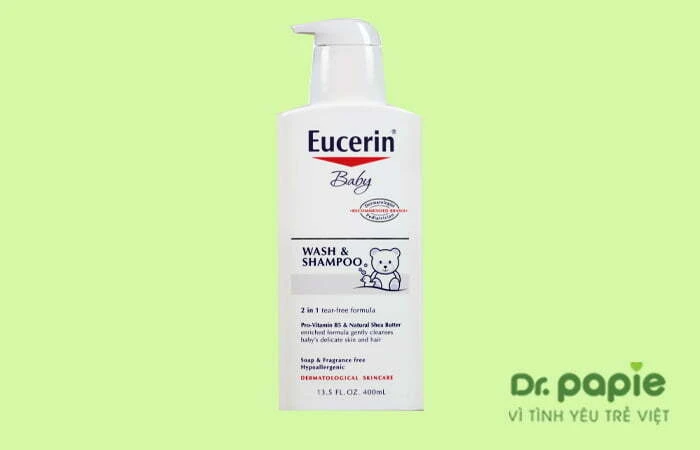 Top 10+ sữa tắm cho trẻ sơ sinh da nhạy cảm tốt nhất mẹ nên chọn Sữa tắm gội cho bé da nhạy cảm Eucerin