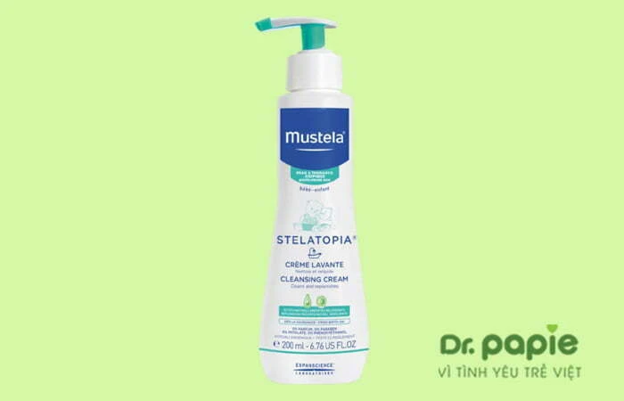 TOP 7 loại sữa tắm cho bé bị chàm an toàn, dịu nhẹ với làn da bé Sữa tắm trị chàm cho bé Mustela