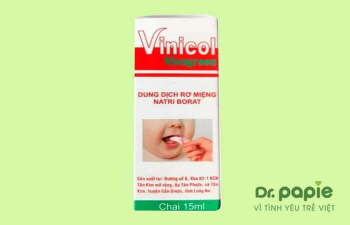Trẻ bị tưa lưỡi uống thuốc gì? 7 thuốc được bác sĩ khuyên dùng Thuốc đánh tưa lưỡi Vinicol