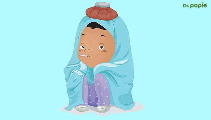 Trẻ sốt nóng lạnh