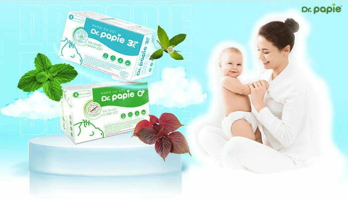 Trẻ tự nhiên sốt cha mẹ không nên chủ quan Khăn hạ sốt Dr.Papie