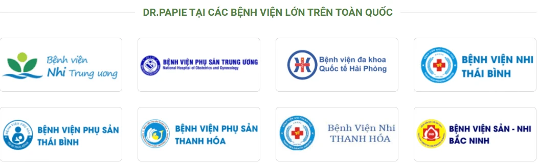 Gạc răng miệng trẻ em Dr.Papie được săn lùng những ngày qua vì sao? Dr.Papie đã có mặt tại các bệnh viện lớn trên toàn quốc