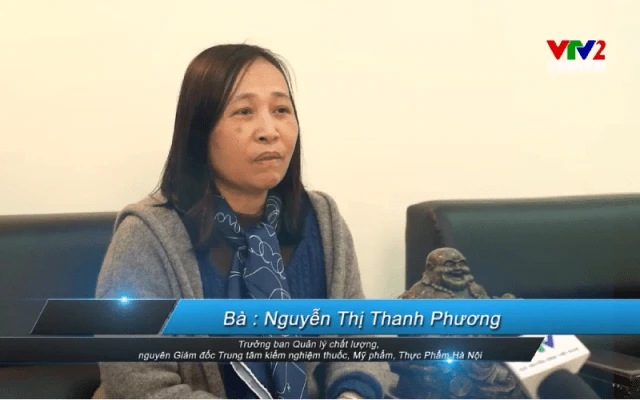 VTV vào cuộc làm rõ thông tin về một số sản phẩm Gạc răng miệng Dr.Papie lỗi thuộc lô 032022 Nguyễn Thị Thanh Phương - Trưởng ban Quản lý chất lượng, nguyên Giám đốc Trung tâm kiểm nghiệm thuốc, Mỹ phẩm, Thực phẩm Hà Nội
