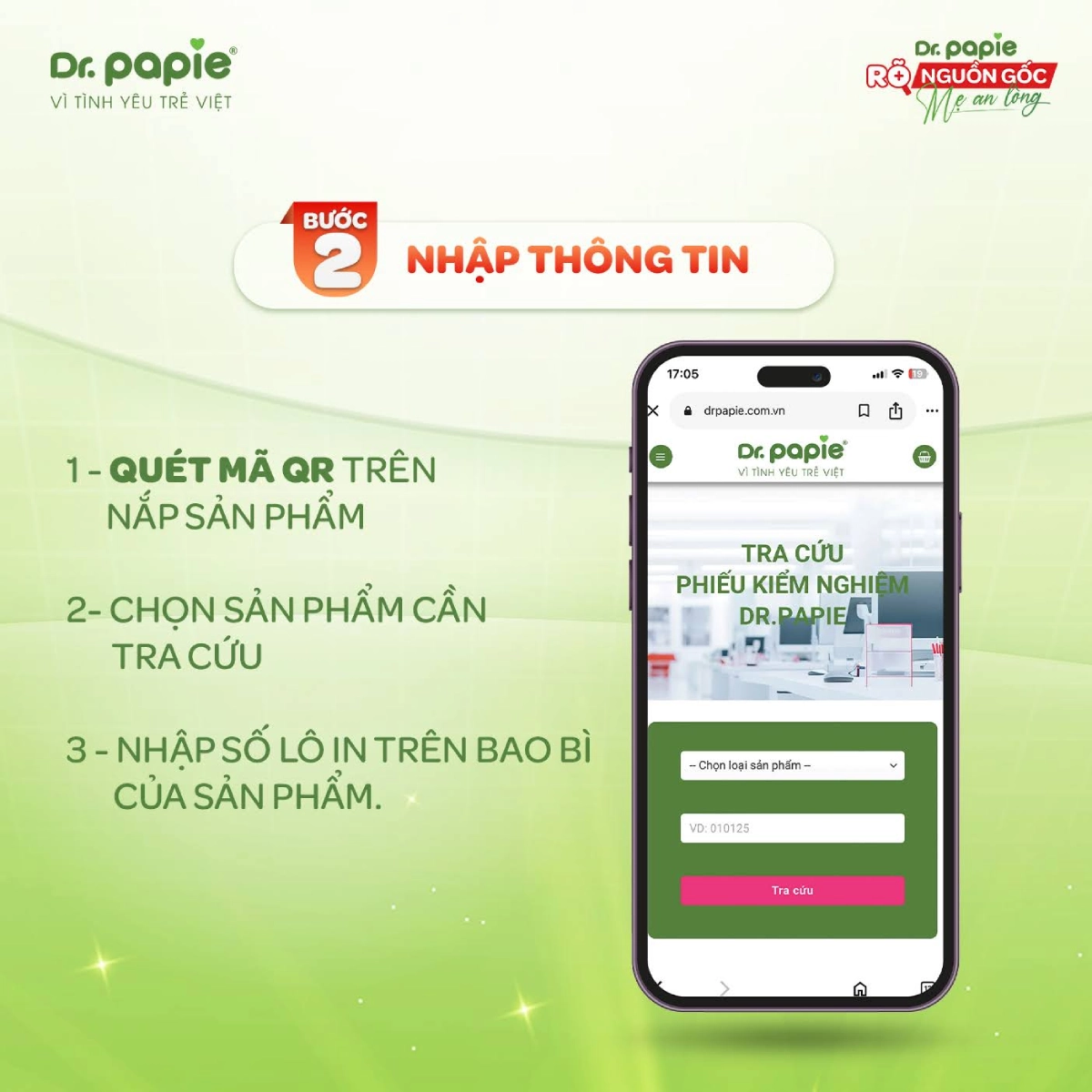 Hướng dẫn tra cứu phiếu kiểm nghiệm 3 Huong dan tra cuu PKN 2