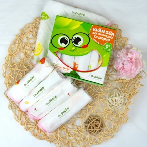 Khăn sữa sợi tre cao cấp Dr.Papie Khan sua soi tre Dr.Papie 6