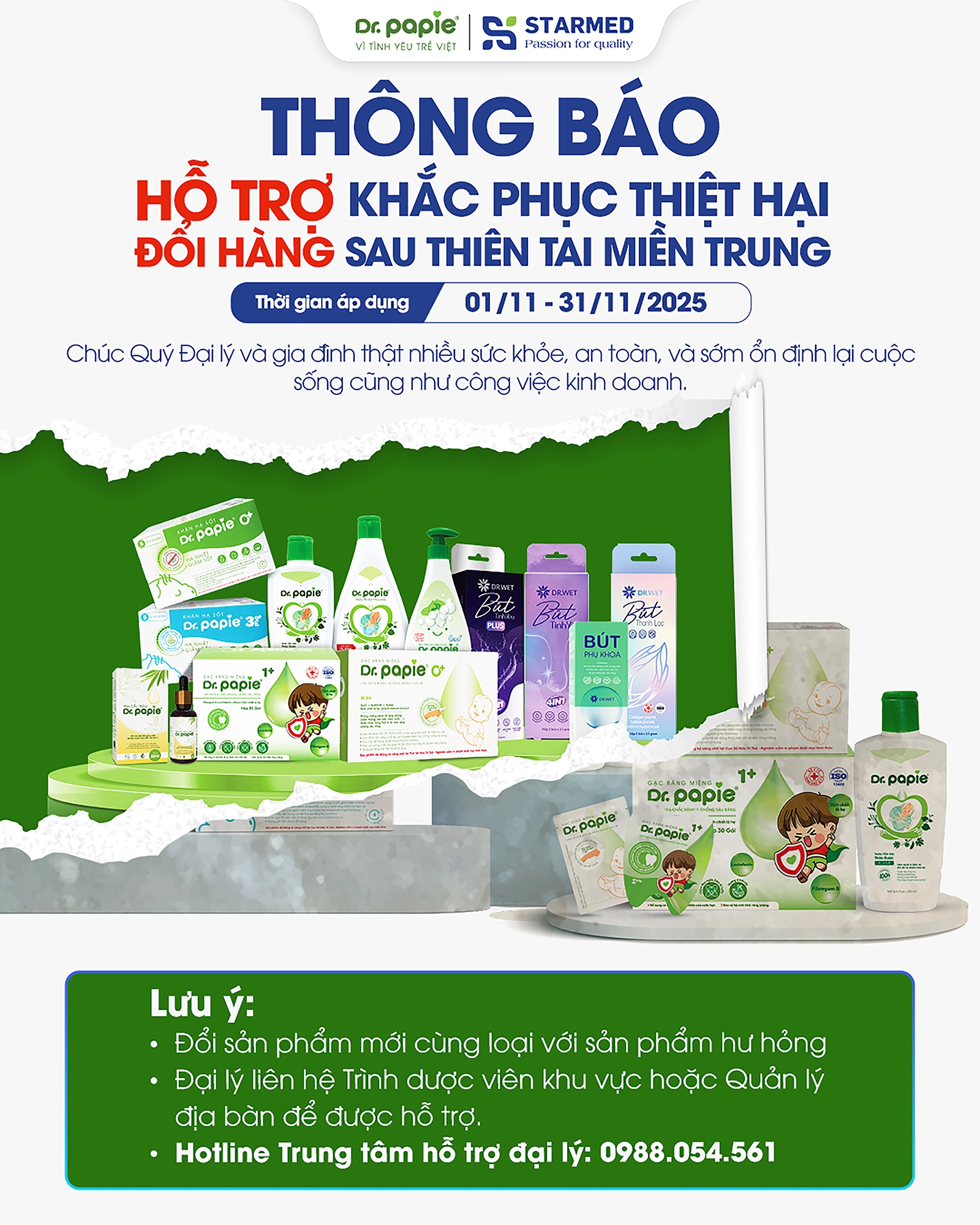 1 - Dr.Papie thu hồi sản phẩm 2025