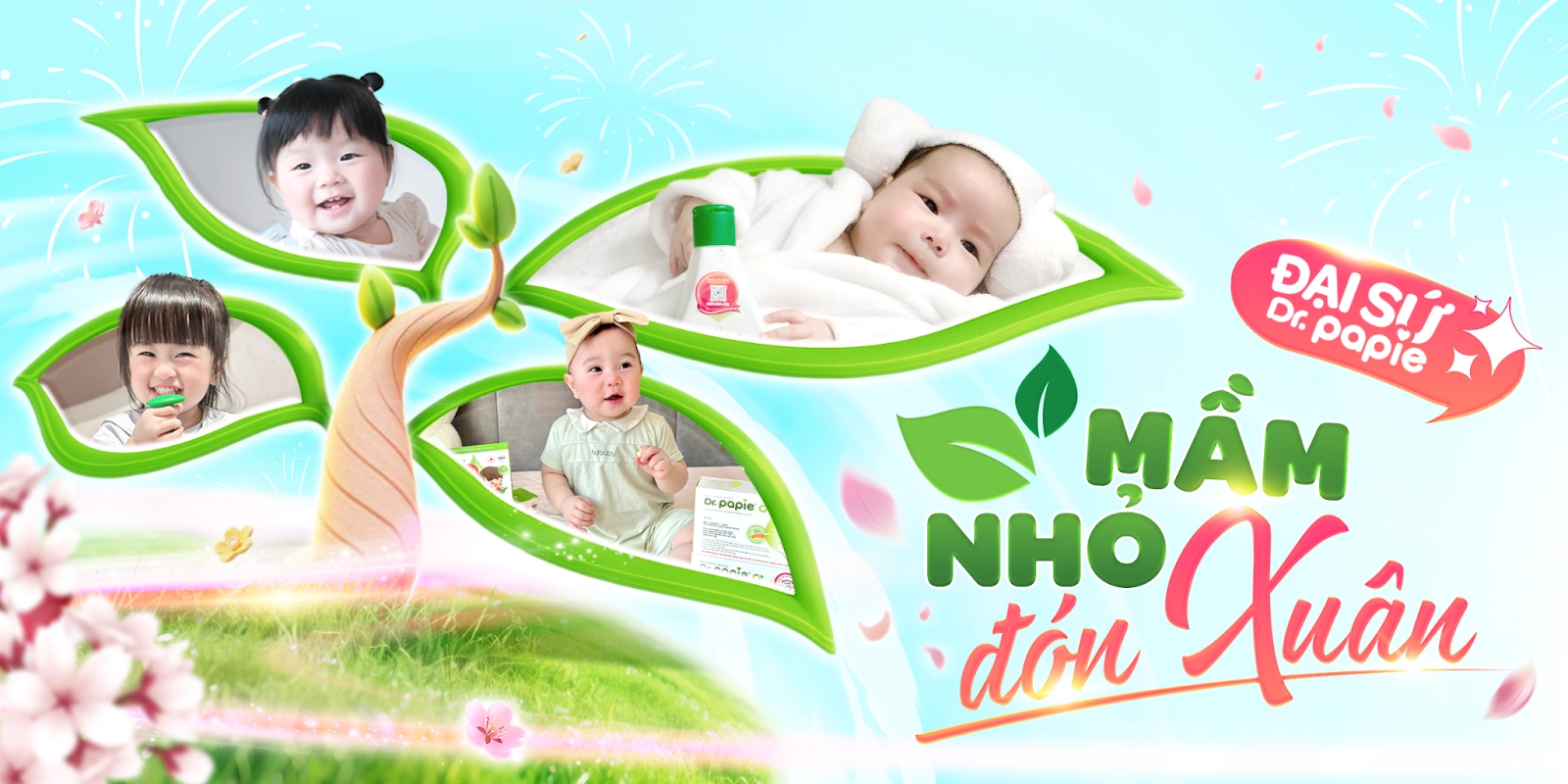 Mầm nhỏ đón xuân